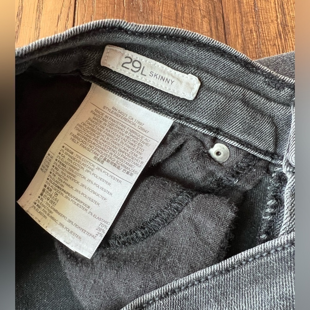 Banana Republic jeans black size 29L skinny - Picture 7 of 10